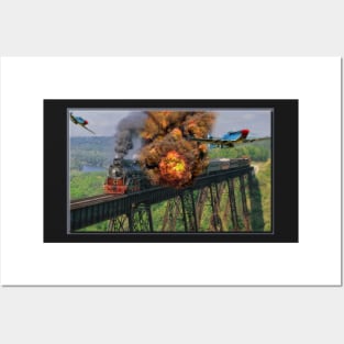 Attack on the Rails Posters and Art